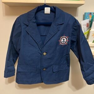 Nautical Navy Kids Blazer